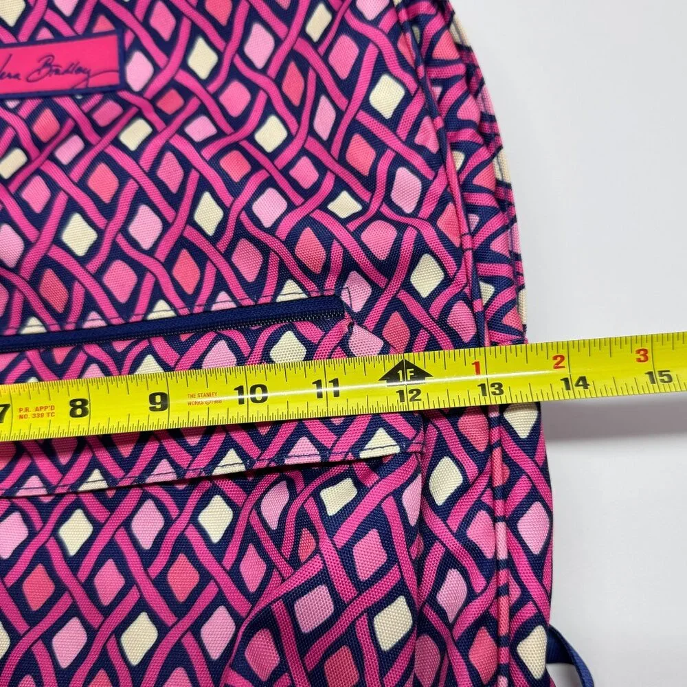 Vera Bradley Katalina Pink Diamond Grande Backpack - Picture 14 of 16
